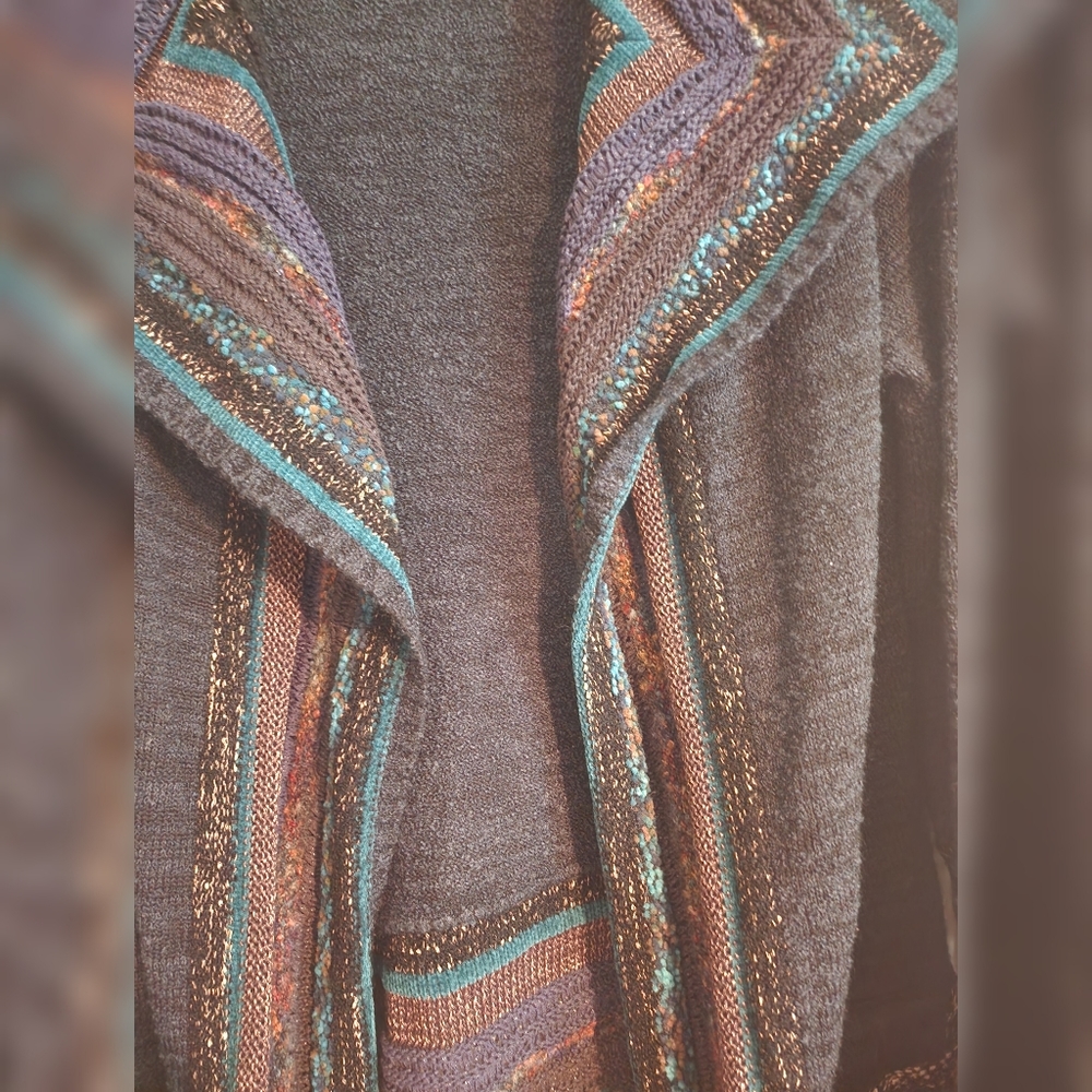 Soft Surroundings Boho Multicolored Flowy Open Fr… - image 3